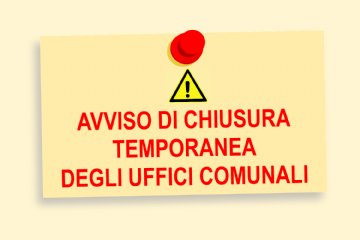 Chiusura programmata mercoledì mattina 11 marzo 2026 - avviso